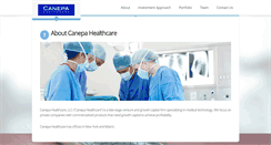 Desktop Screenshot of canepahealthcare.com
